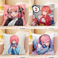 Double Sided Anime Throw Pillow
