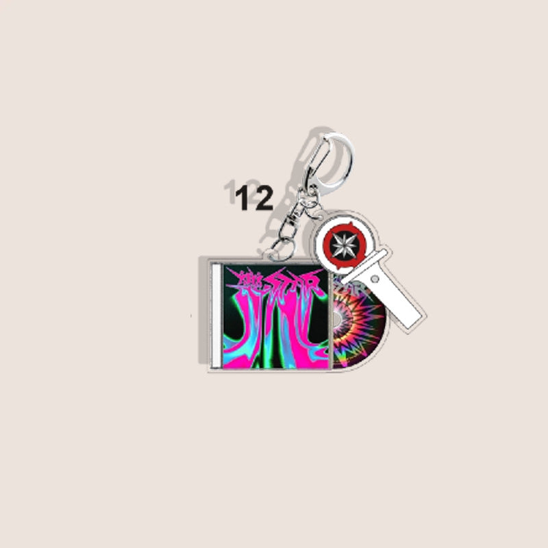 KPOP Album Acrylic Keychain Pendant