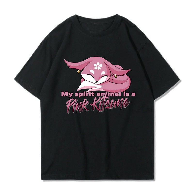 Unisex Game Graphic Cosplay Loose T-shirt