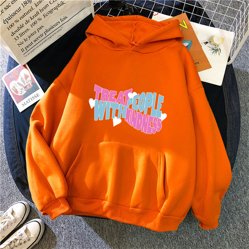 Women's Harry Letter Casual Loose Hoodie