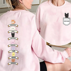 KPOP Cartoon Printed Crew Neck Sweatshirt