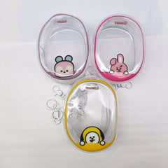 BANGTAN Doll Transparent Portable Storage Bag