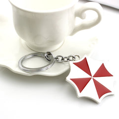 Umbrella Corp Keychain Pendant Necklace