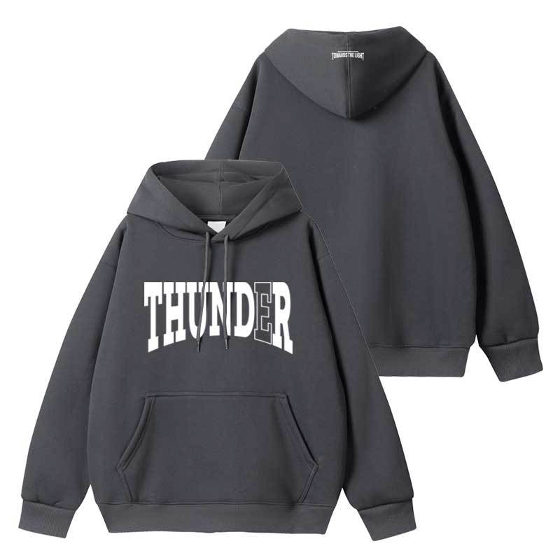 Casual KPOP Letter Pullover Hoodie