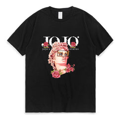 Unisex Jojo Statue Graphic Print Pullover T-shirt