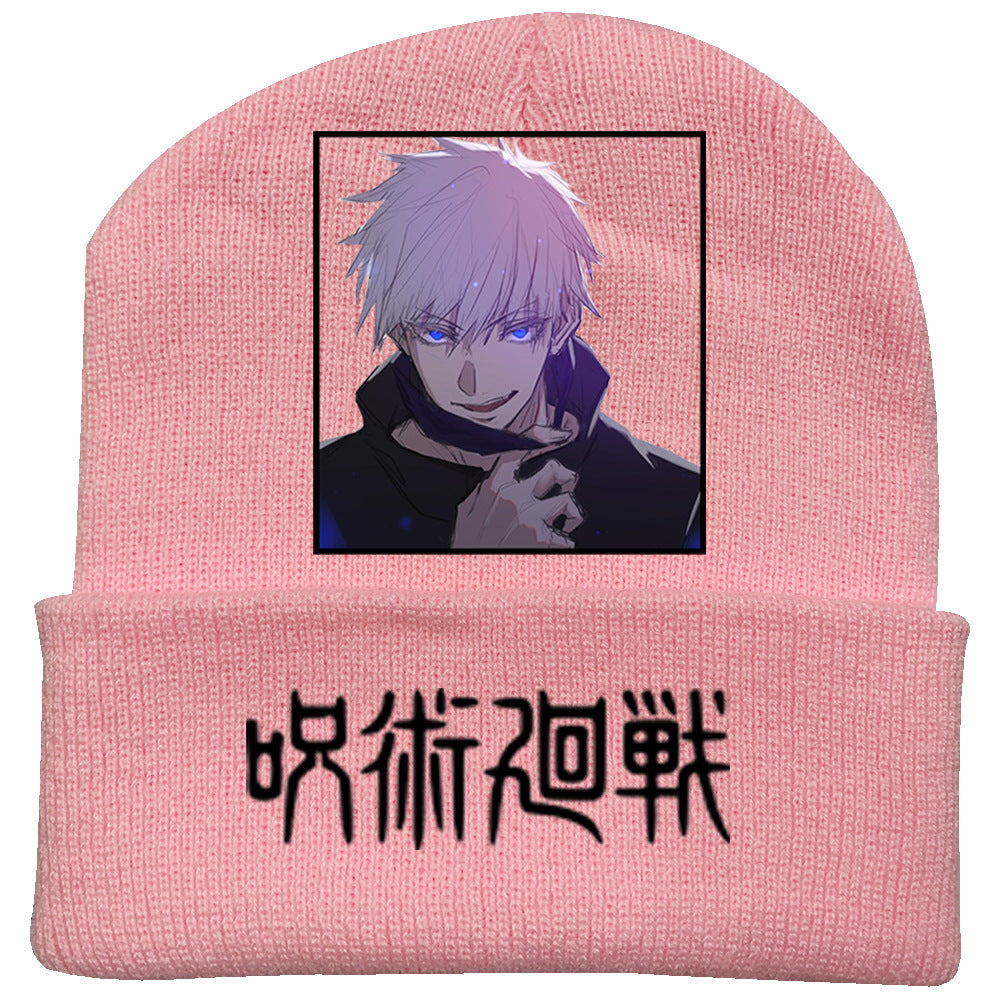 Casual Anime Gojo Warm Beanie