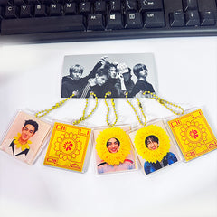 CORTIS PYPD Birthday Party Sunflower Acrylic Keychain