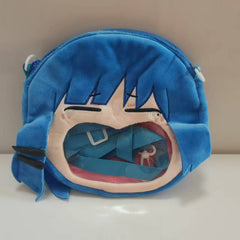 Anime Big Mouth Crossbody Backpack