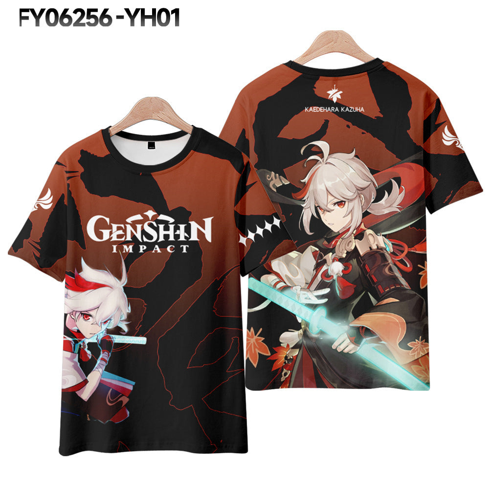 Unisex Game Cos 3d Summer Short Sleeve T-Shirt