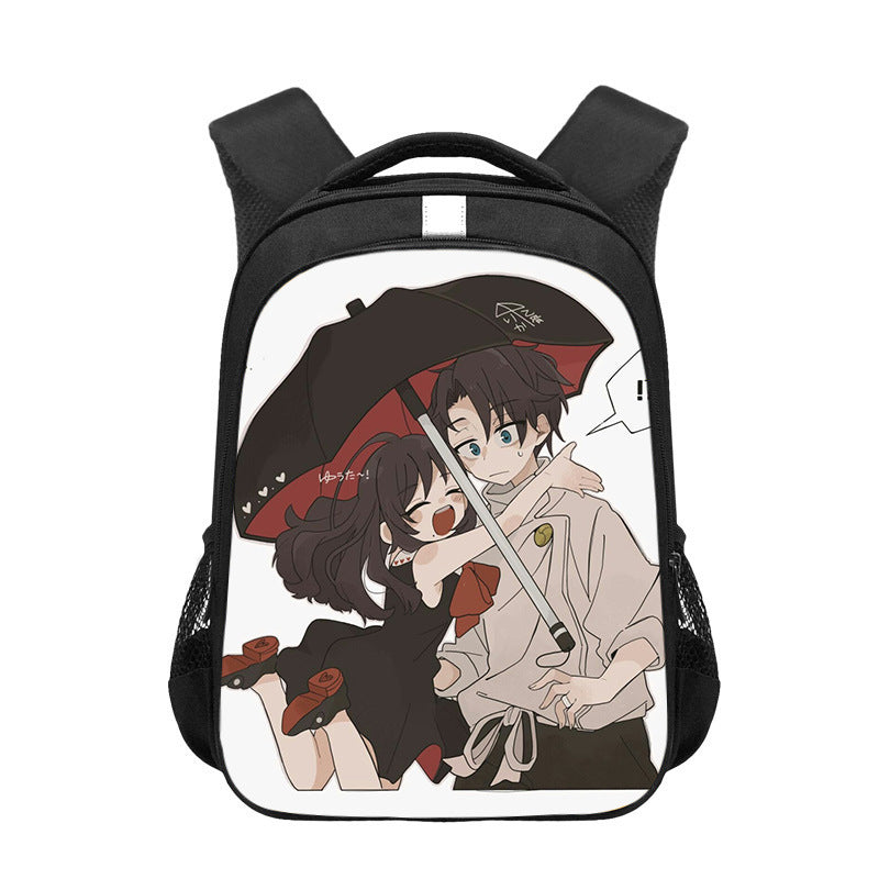 Cute Children's Anime Printed School Backpack