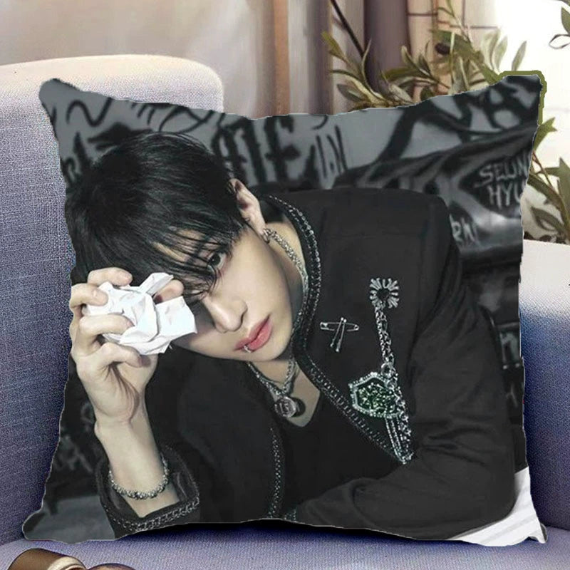 Bang Chan Double-sided Throw Pillow