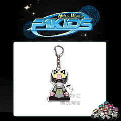 P1H "Hello, World" Cartoon Doll Acrylic Keychain