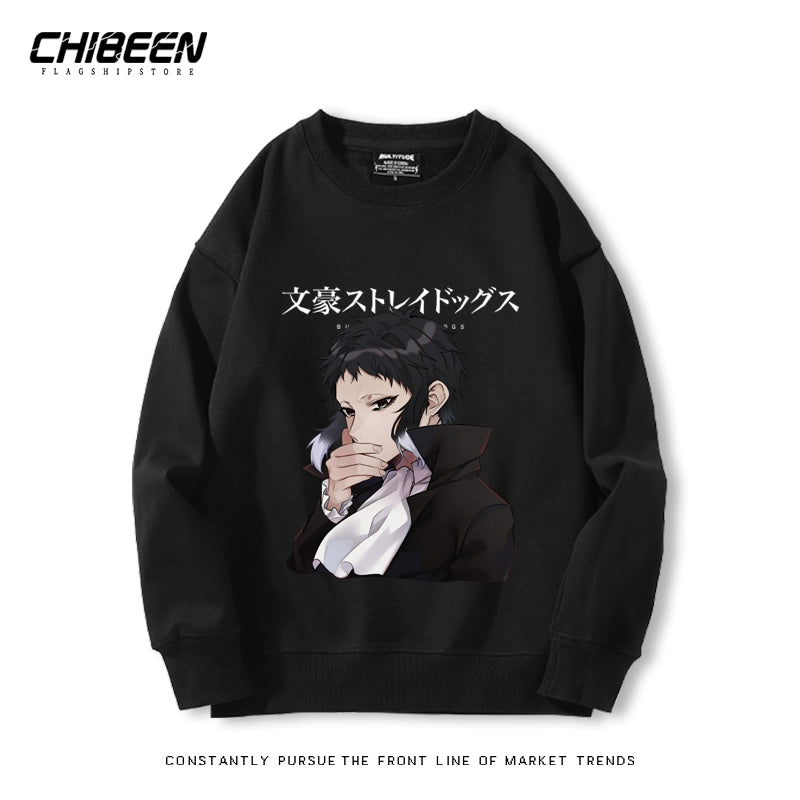 Unisex Anime Crew Neck Sweatshirt Top