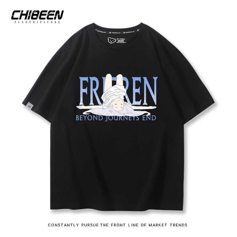 Unisex Anime Cotton Short Sleeve T-Shirt
