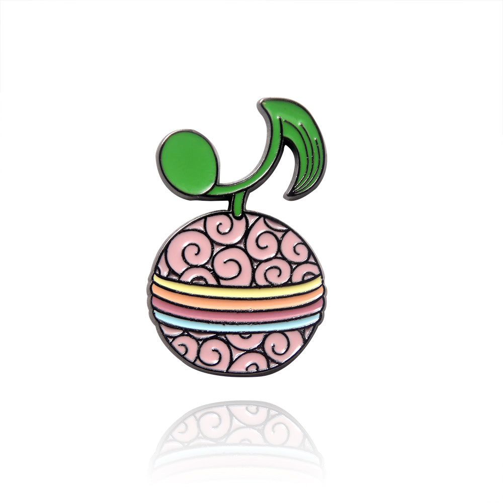 Devil Fruit Anime Brooch Badge