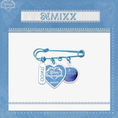 Blue Valentine Cartoon Acrylic Pins