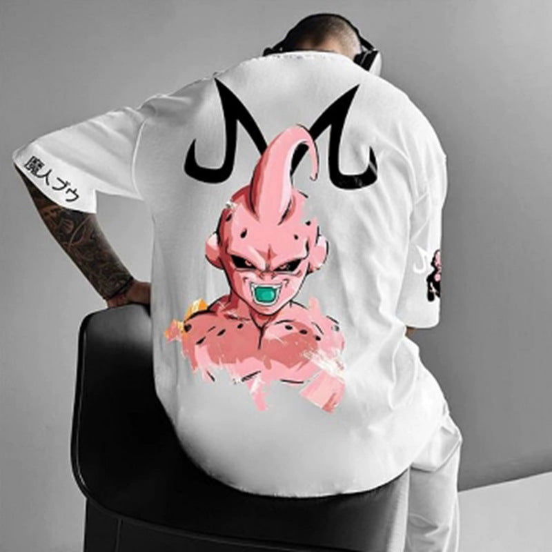 Men's Anime Cotton Loose T-Shirt