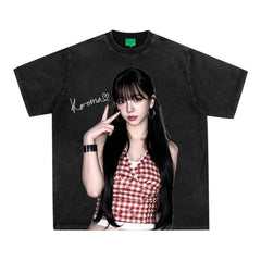 Retro Karina Poster Short-sleeved T-shirt