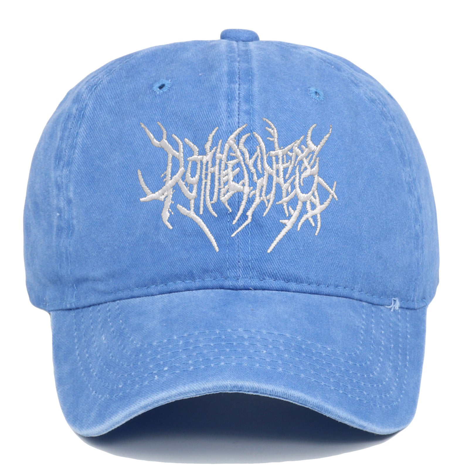 Gothic Vintage Washed Embroidered Baseball Cap