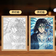 Anime Photo Frame Luminous Painting Night Light