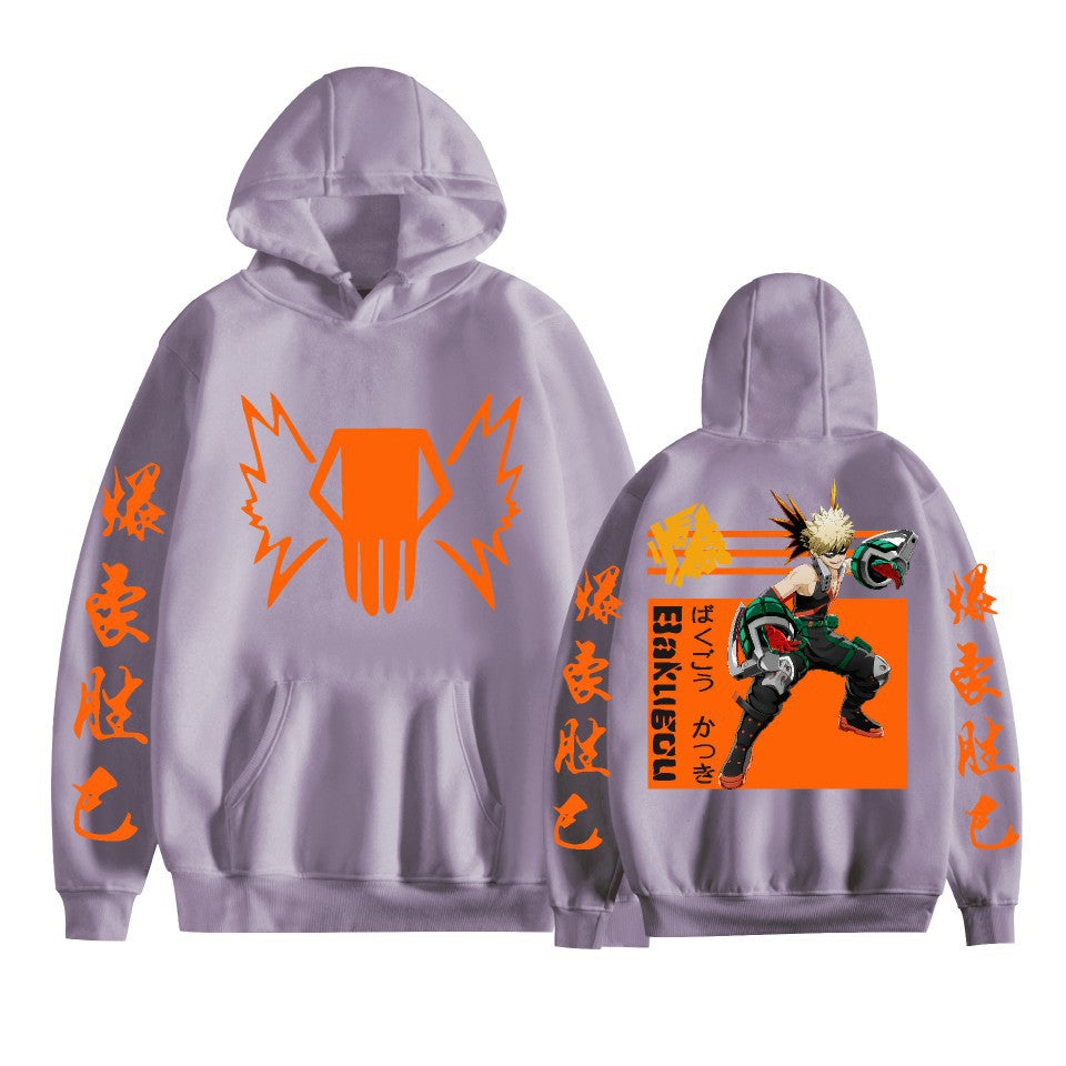 Unisex Anime Printed Fashion Loose Hoodie