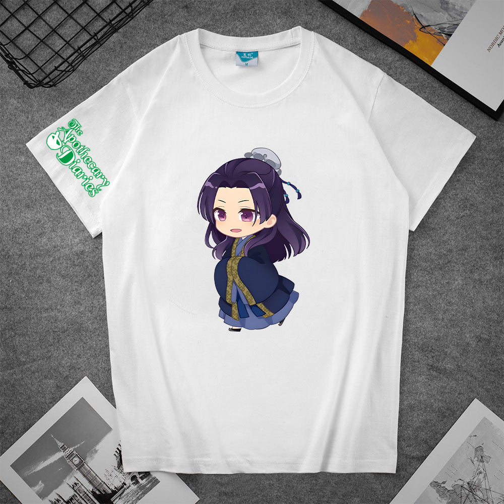 Trendy Girl's Anime Short Sleeve T-Shirt