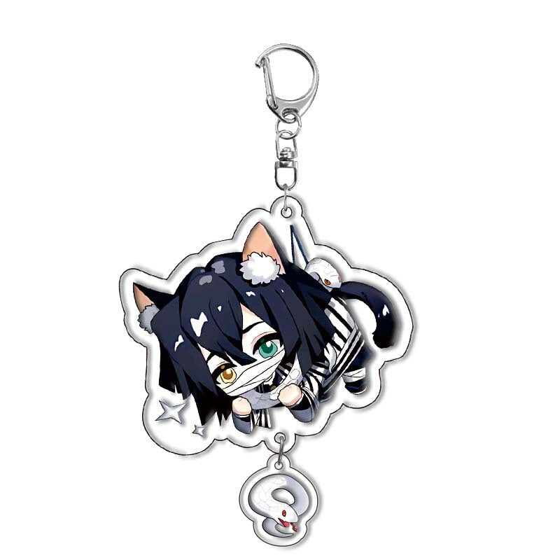 Tanjiro Acrylic Double-sided Keychain