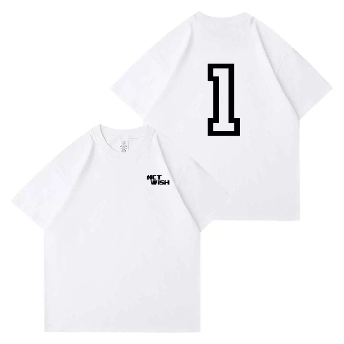NCTWISH Number Print Short-sleeved T-shirt