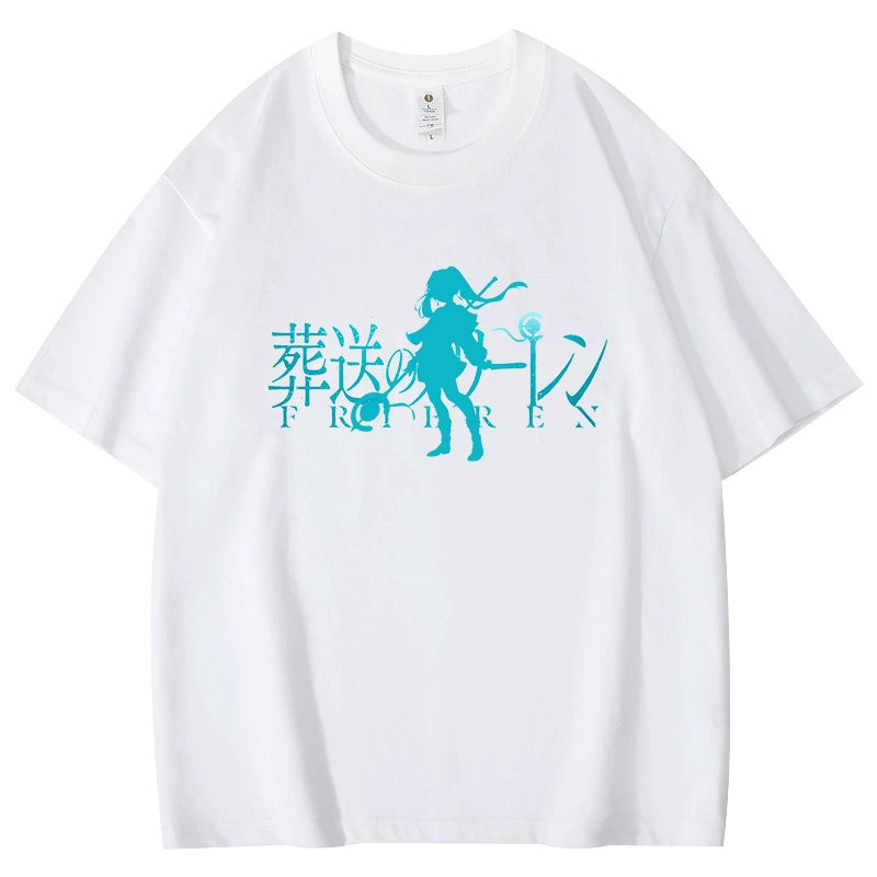 Unisex Anime Cotton Short Sleeve T-Shirt