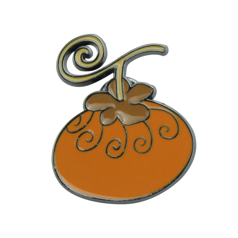 Lovely Devil Fruit Badge Brooch