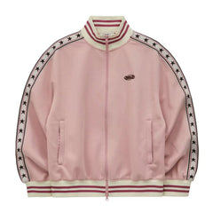 Karina Same Embroidery Zip-up Sports Coat