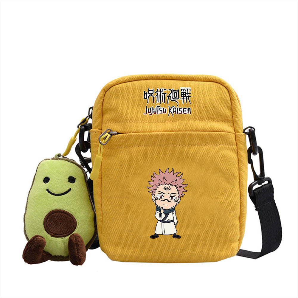 Casual Cartoon Anime Canvas Shoulder Bag