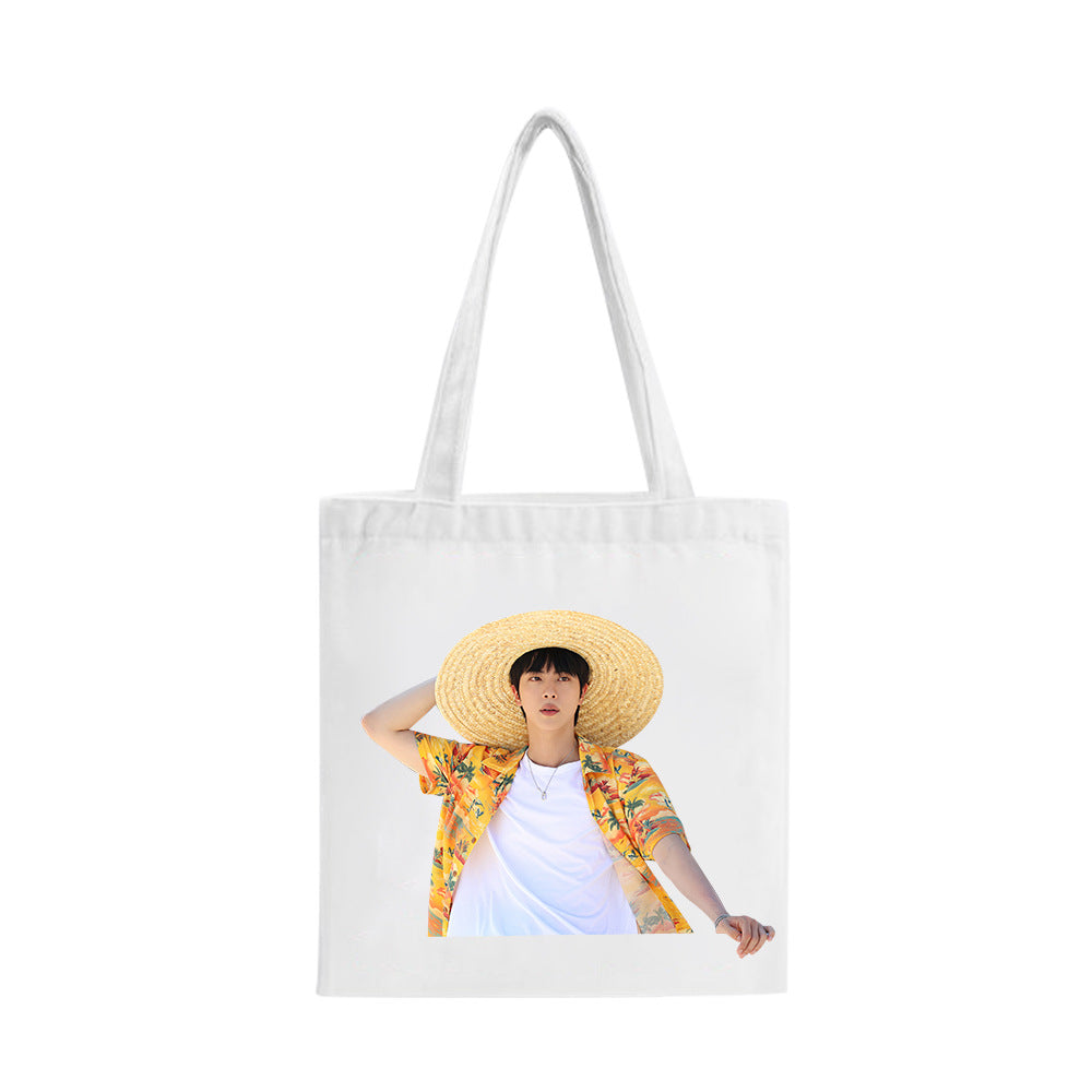 KPOP Poster Print Zipper Handbag