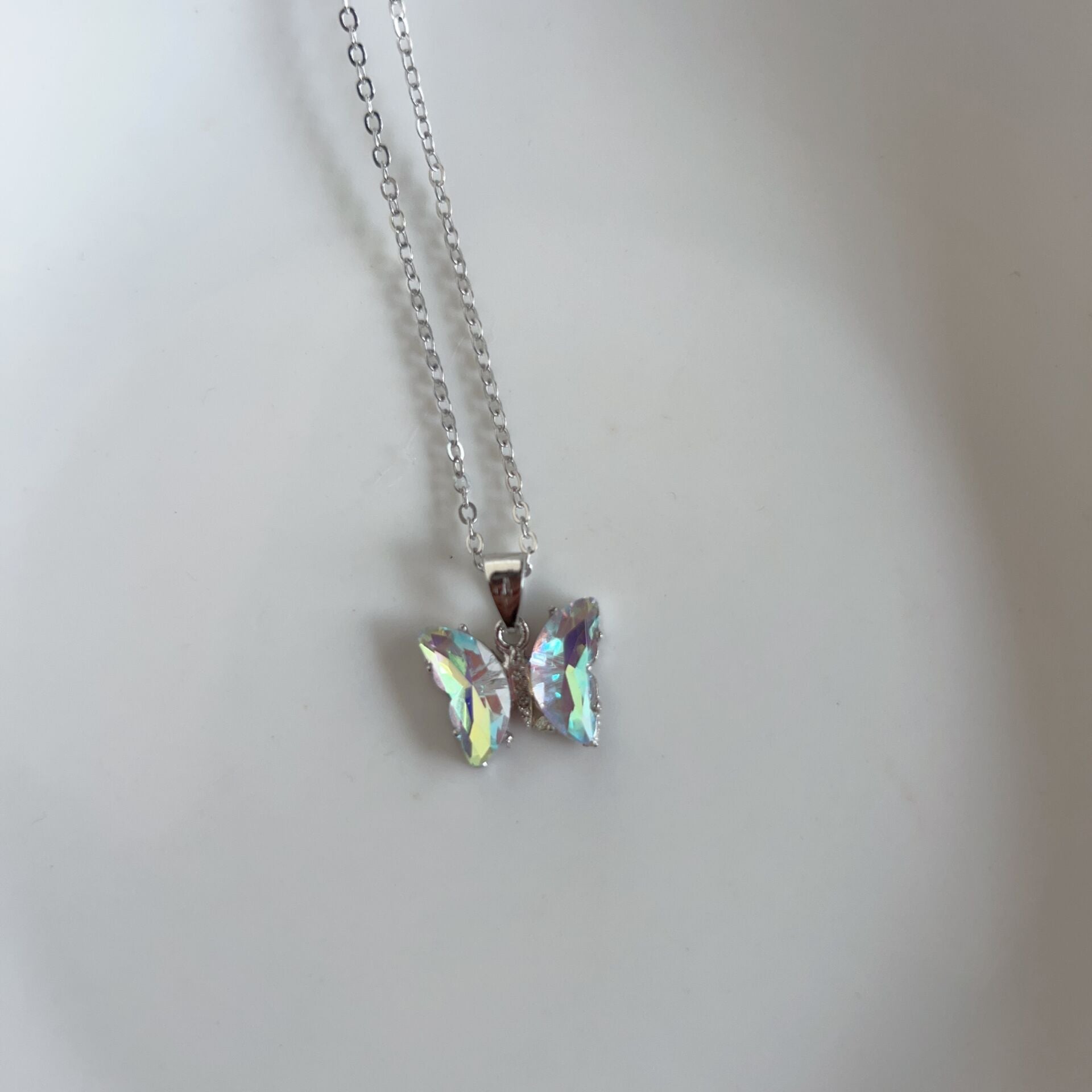 Women's Gradient Butterfly Necklace