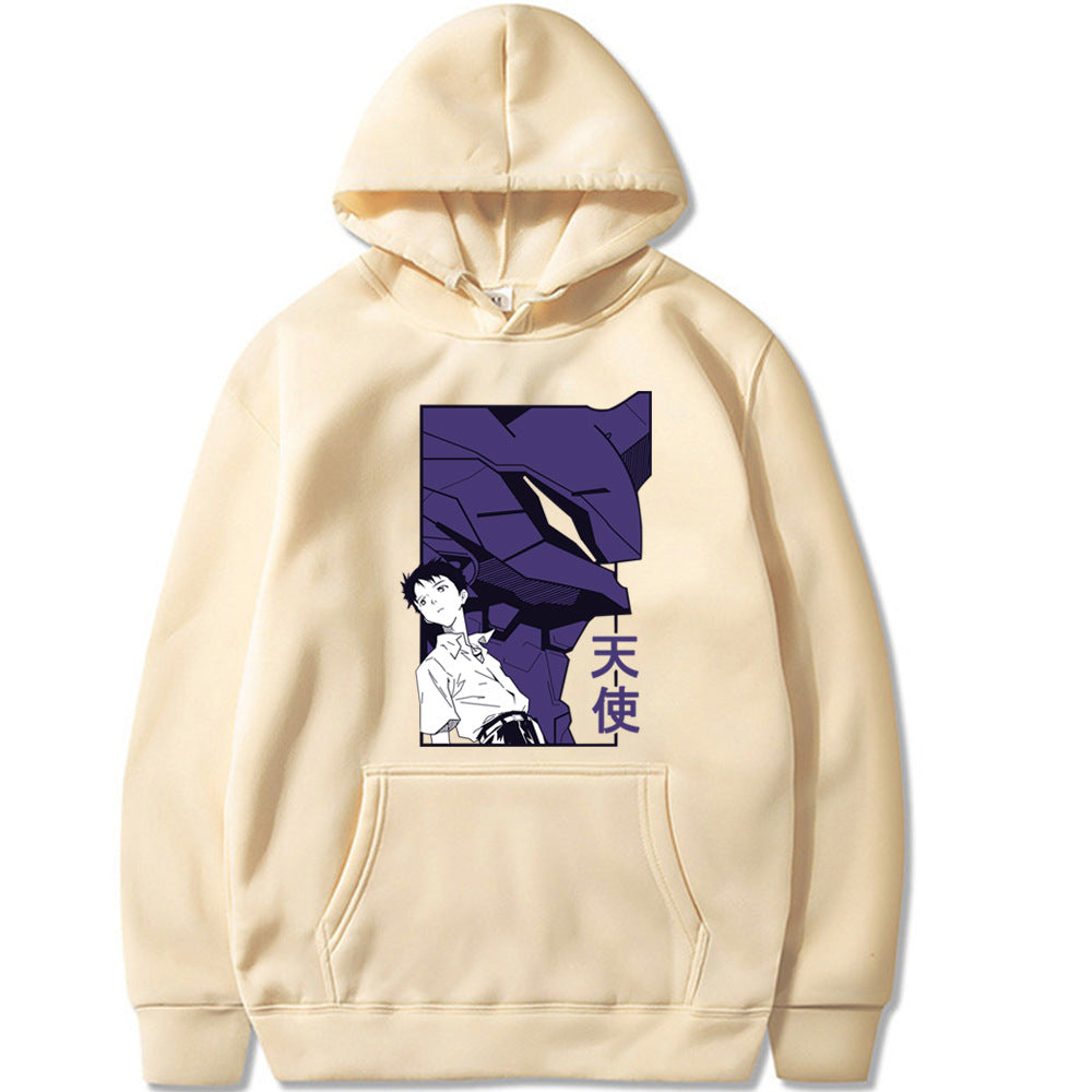 Men's EVA Rei Print Loose Hoodie