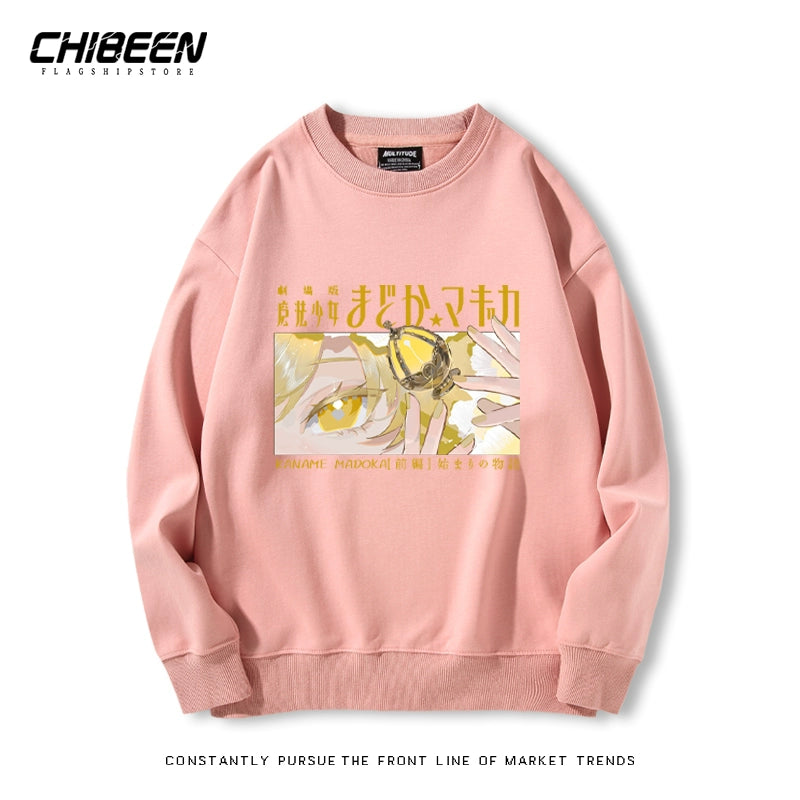 Trendy Anime Crew Neck Sweatshirt