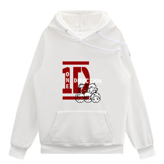 Casual 1D Graphic Printed Pullover Hoodie