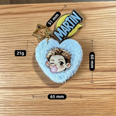 KEONHO JUHOON MARTIN Plush Pendant Bag Keychain