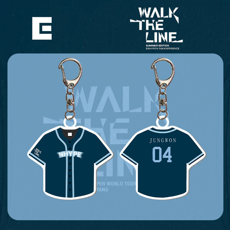 EN "WAIL THE LINE" Double-sided Keychain Pendant