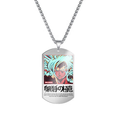 Super Saiyan Stainless Steel Dog Tag Necklace