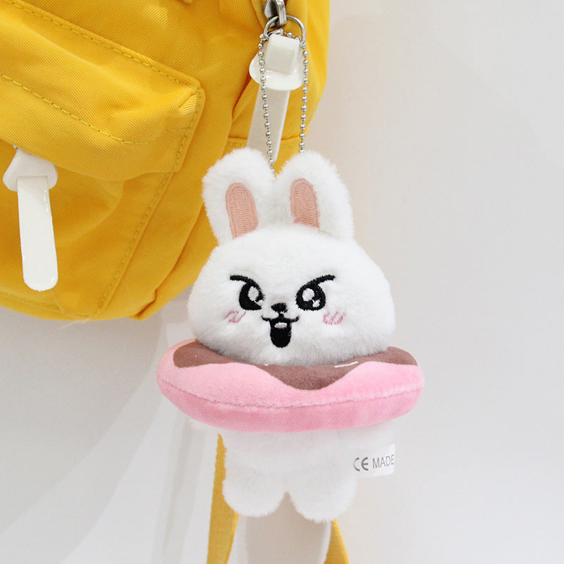 Creative KPOP Cartoon Donut Plush Toy Pendant