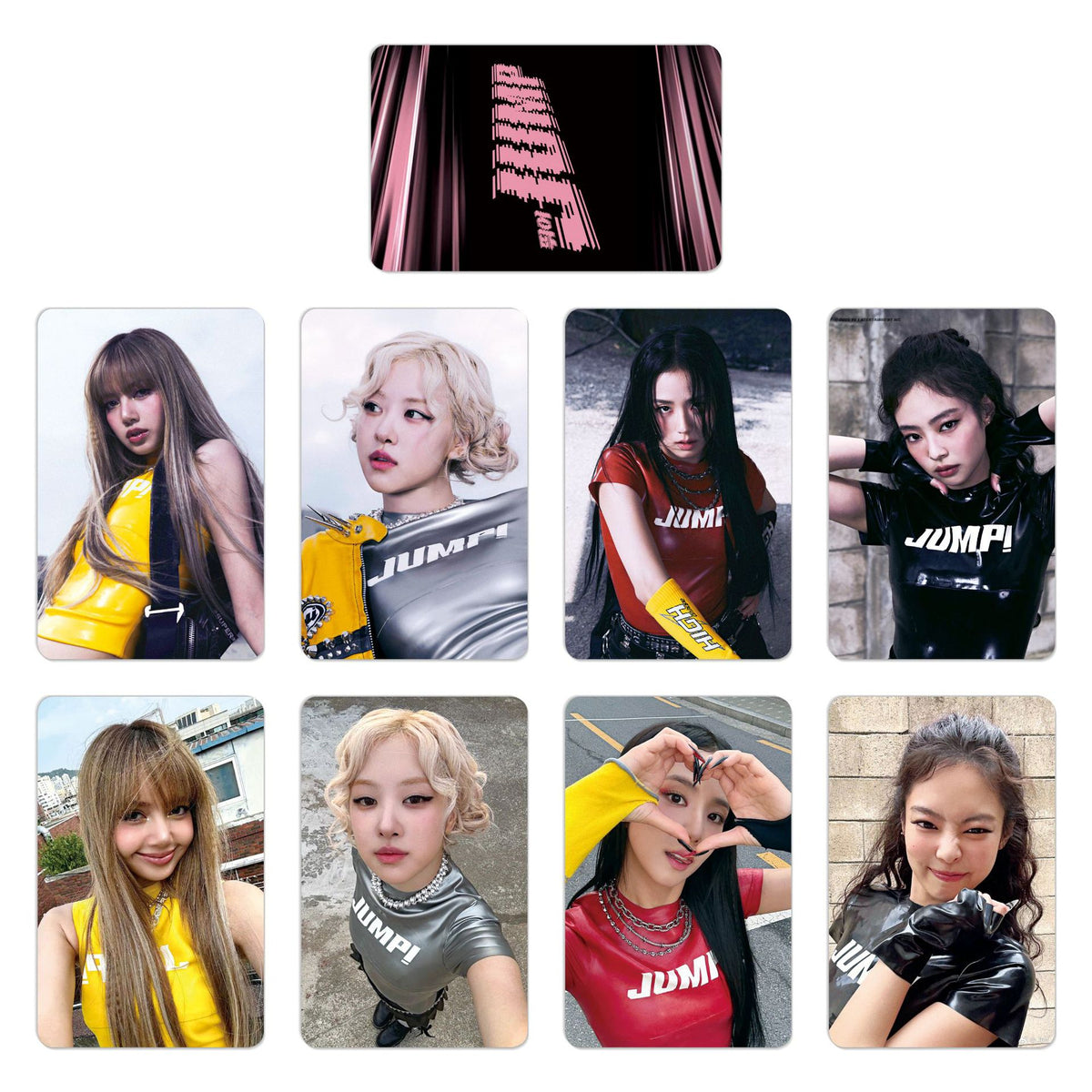 JISOO ROSE JUMP Photocard