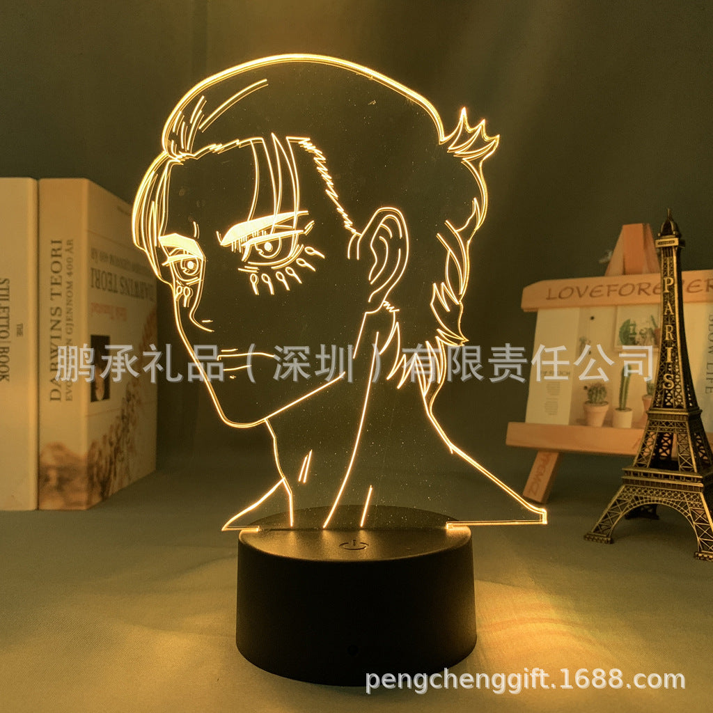 Colorful Anime Acrylic 3d Night Light
