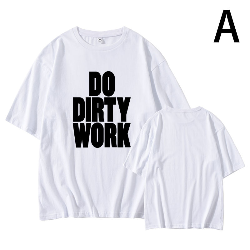KPOP Album DirtyWork Short-sleeved T-shirt