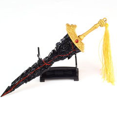 ER Maliketh's Black Blade Sword Model 8.66-Inch Metal Craft Sword