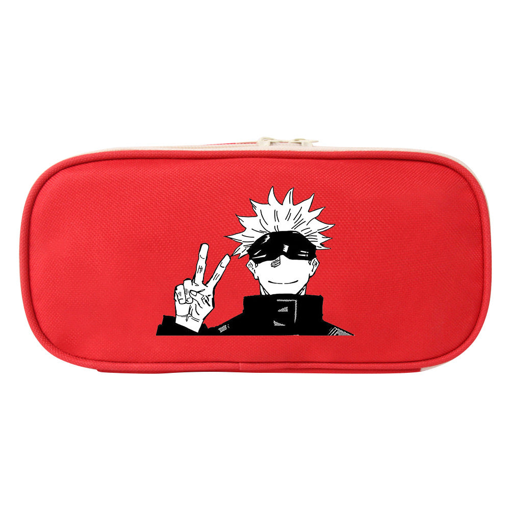 Trendy Anime Stationery Zipper Pencil Case