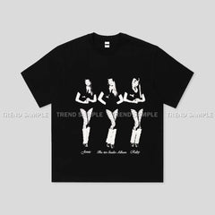 JENNIE Album RUBY Printed Cotton Washed T-shirt