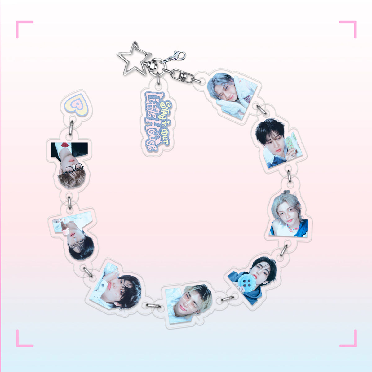 SKZ Anniversary Acrylic Pendant String Keychain