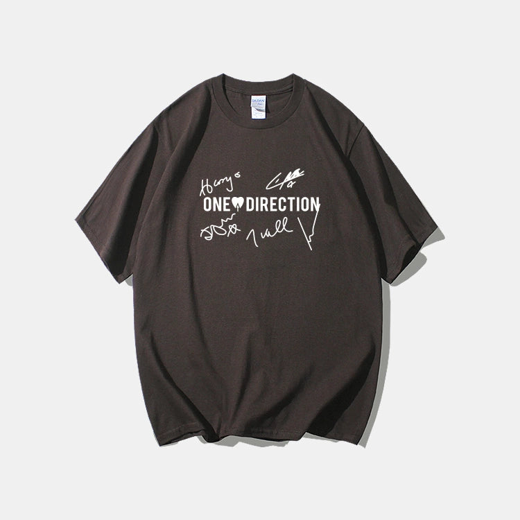 1D Signature Short Sleeve Crew Neck T-Shirt