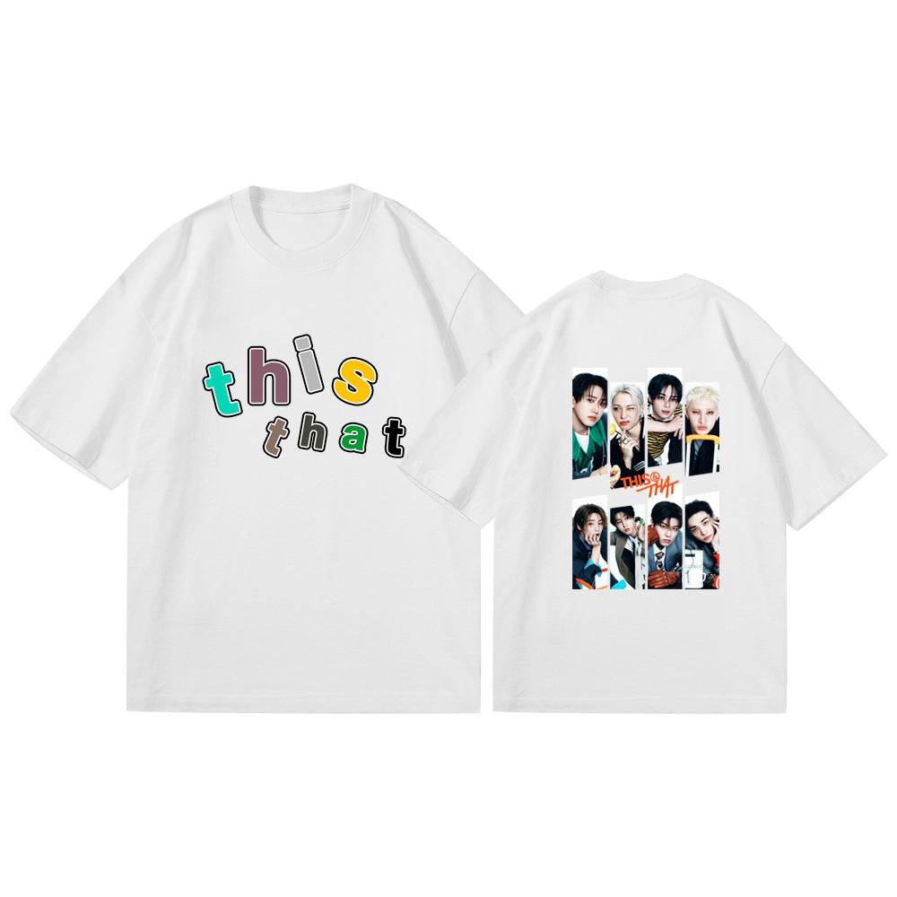 SKZ THIS&THAT Graphic Print Short-sleeved Tee